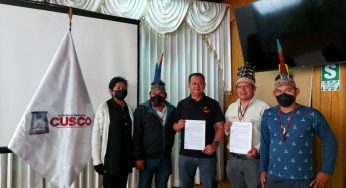 ECA Amarakaeri y Geragri Cusco suscriben convenio para impulsar saneamiento físico y legal de CCNN