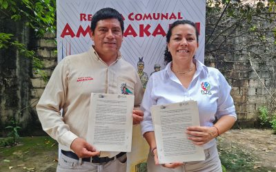ECA Amarakaeri y FCDS firman convenio interinstitucional para fortalecer la gestión de la Reserva Comunal Amarakaeri