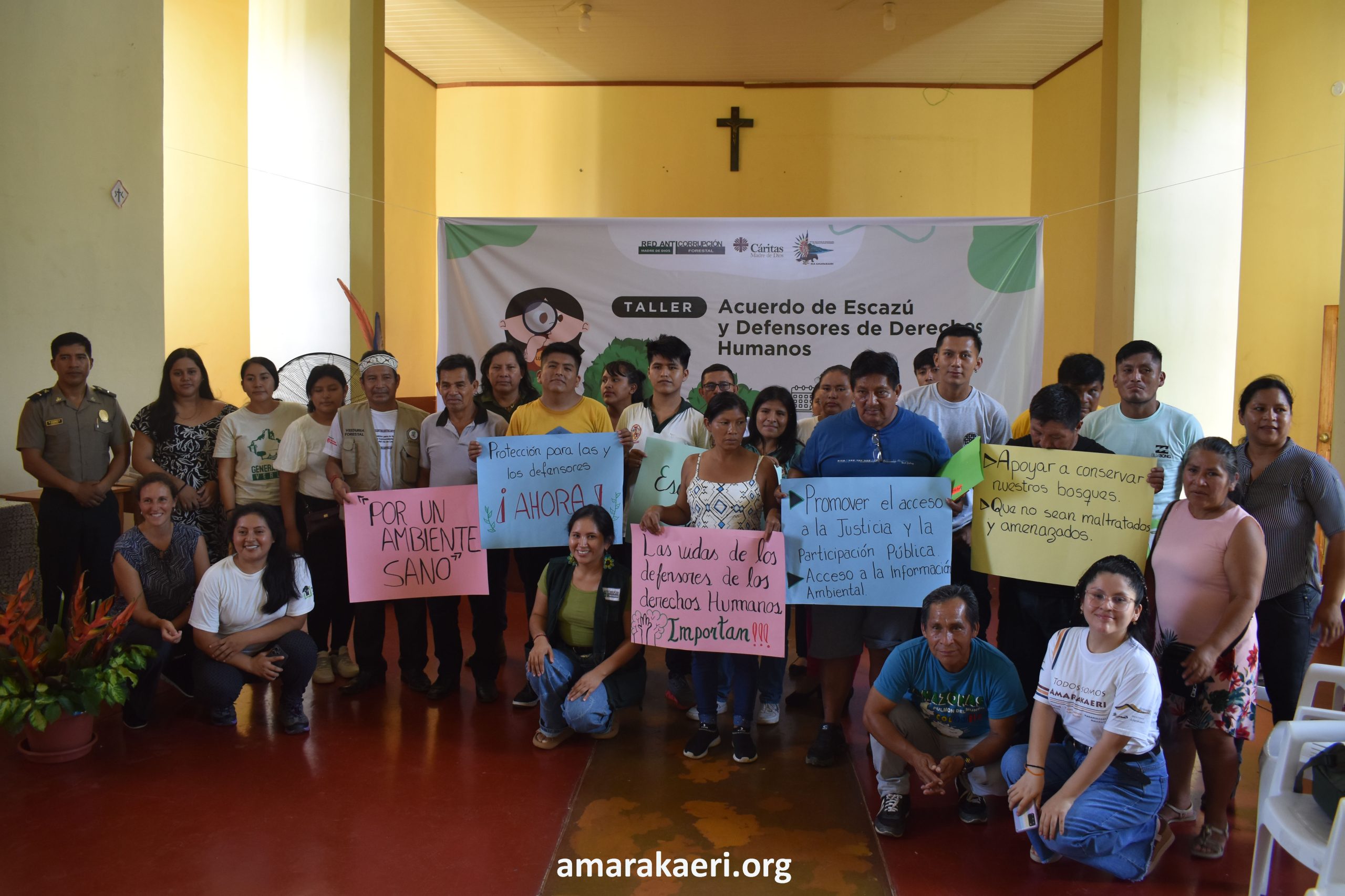 Taller sobre Acuerdo de Escazú y Defensores de Derechos Humanos