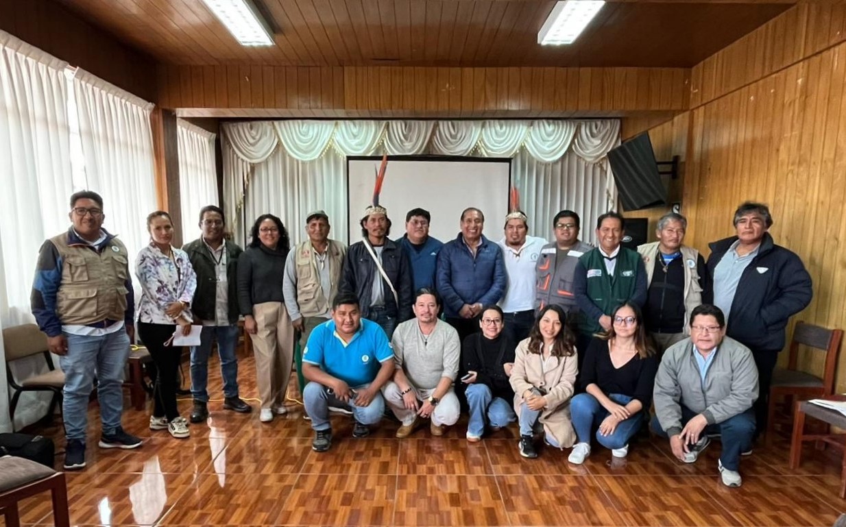 Reunión de trabajo entre Geragri Cusco, Fenamad y ECA Amarakaeri para la seguridad jurídica de territorios comunales