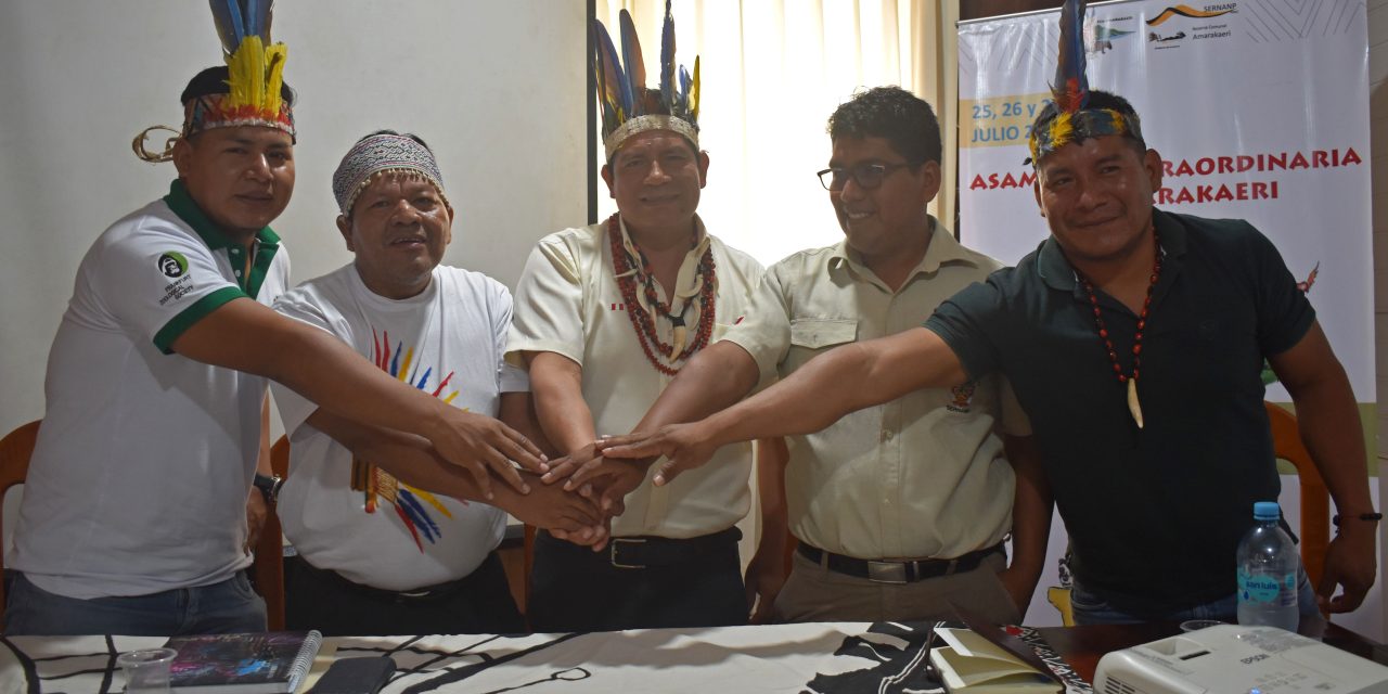 ECA Amarakaeri desarrolla con éxito su asamblea extraordinaria con la participación de sus diez comunidades nativas socias y organizaciones indígenas