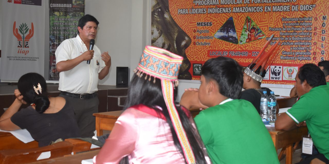 ECA Amarakaeri participó en la formación de líderes y lideresas indígenas de Madre de Dios