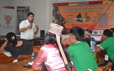 ECA Amarakaeri participó en la formación de líderes y lideresas indígenas de Madre de Dios