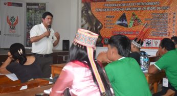 ECA Amarakaeri participó en la formación de líderes y lideresas indígenas de Madre de Dios