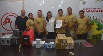 ECA Amarakaeri recibe equipos e indumentaria para fortalecer la gestión de la Reserva Comunal Amarakaeri