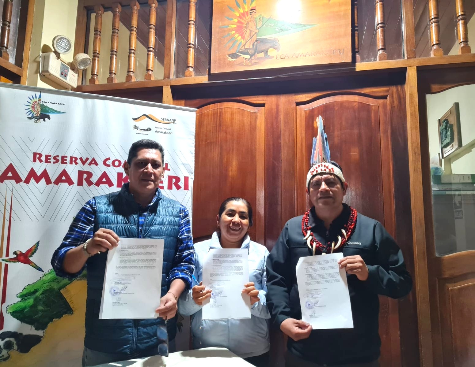 Firma de acuerdo impulsará acciones para comercializar la castaña procedente de las CCNN socias de la RCAMA.